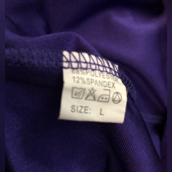 PURPLE MIDI BODYCON DRESS - Picture 4 of 4